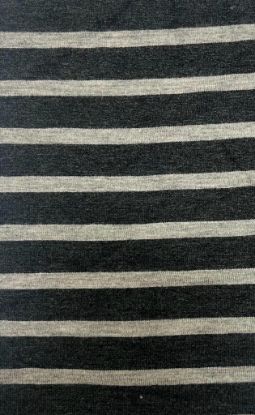 Picture of ARDEE SINGLE JERSEY VISCOSE SPANDEX MILANGE STRIPE PLAIN CHARCOAL GREY MILANGE