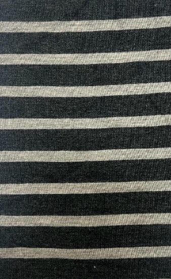 Picture of ARDEE SINGLE JERSEY VISCOSE SPANDEX MILANGE STRIPE PLAIN CHARCOAL GREY MILANGE