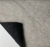 Picture of ARDEE SINGLE JERSEY DOUBLE FACE BRUSHED FLEECE COTTON LIGHT GREY MELANGE BLACK.