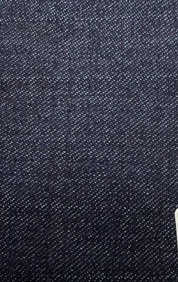 Picture of ARDEE KNIT INDIGO DENIM FRENCH TERRY COTTON POLY SPANDEX.