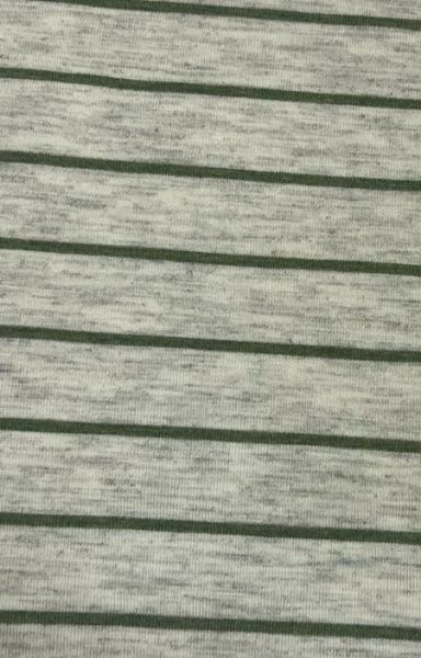 Picture of ARDEE SINGLE JERSEY STRIPE MELANGE VISCOSE SPANDEX GREEN-GREY MELANGE.