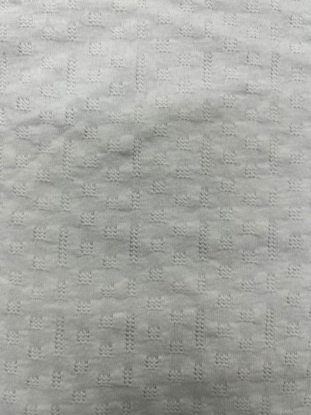 Picture of PURE COTTON CHECK POINTELL JERSEY STRUCTURE - KNIT FABRIC - ARDEE156