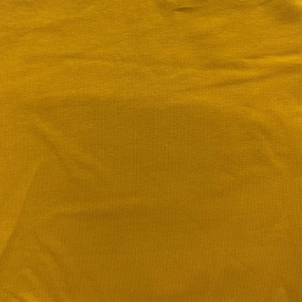 Picture of COTTON SPANDEX SINGLE JERSEY - MUSTARD GOLD - KNIT FABRIC - ARDEE1022