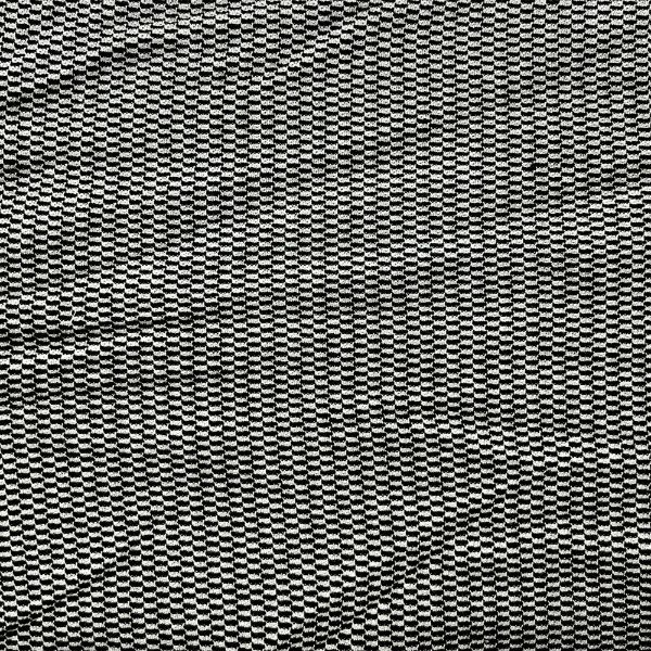 Picture of CHECK BOX TEXTURED DOUBLE JERSEY - BLACK OFF-WHITE - KNIT FABRIC - ARDEE746