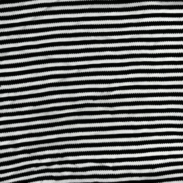 Picture of ARDEE STRIPE TEXTURED COTTON JEREY - BLACK WHITE - KNIT FABRIC