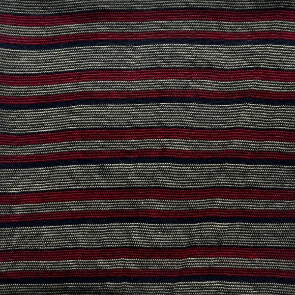 Picture of STRIPE MULTI COTTON JERSEY - NAVY CAMEL RED - KNIT FABRIC - ARDEE753