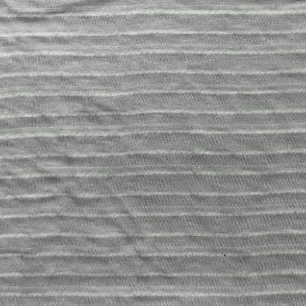 Picture of ARDEE STRIPE TEXTURED JERSEY - OFF WHITE - KNIT FABRIC