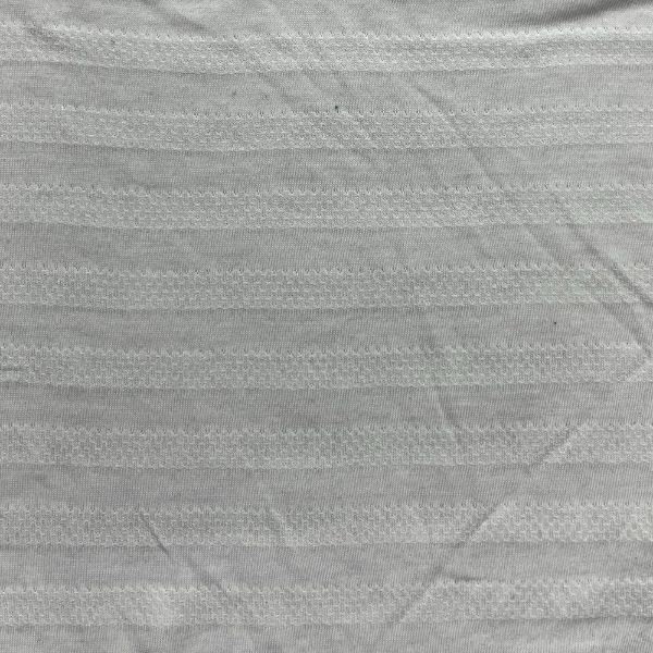 Picture of STRIPE TEXTURED JACQUARD - OFF WHITE - KNIT FABRIC - ARDEE1764