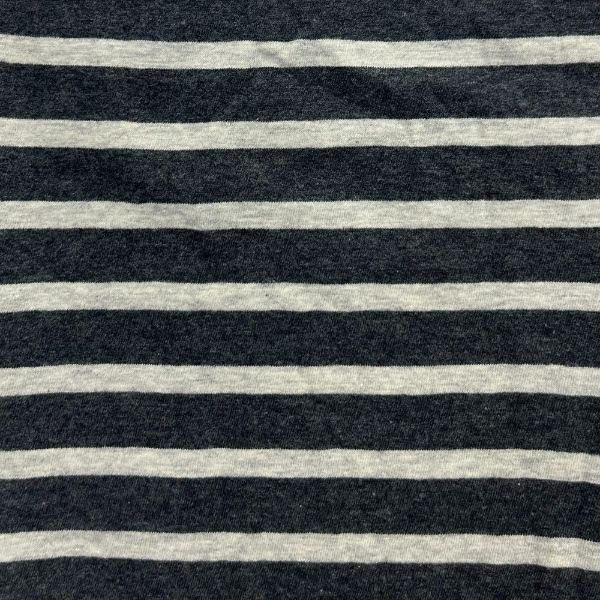 Picture of ARDEE STRIPE COTTON JERSEY - HEATHER CHARCOAL LTGREY - KNIT FABRIC