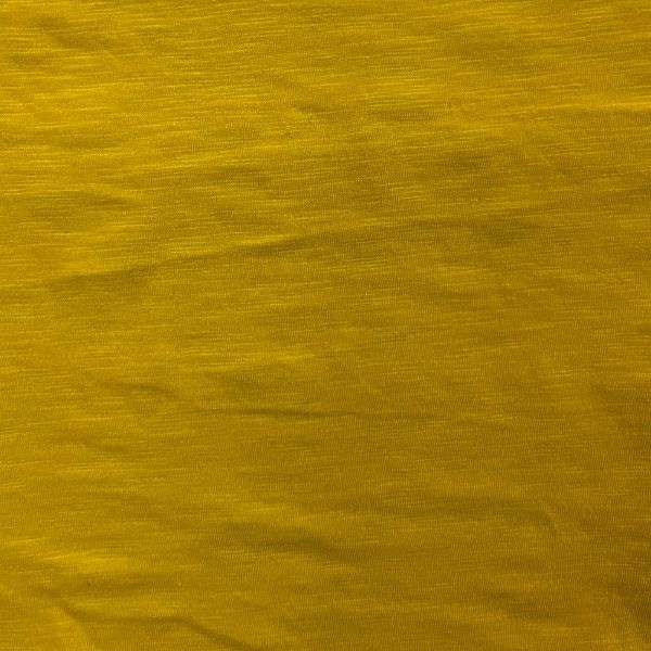 Picture of 100% COTTON SLUB SINGLE JERSEY - MUSTARD - KNIT FABRIC - ARDEE2155