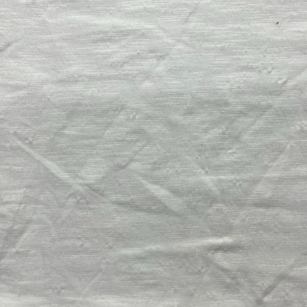 Picture of 100% COTTON SLUB SINGLE JERSEY - WHITE - KNIT FABRIC - ARDEE1936