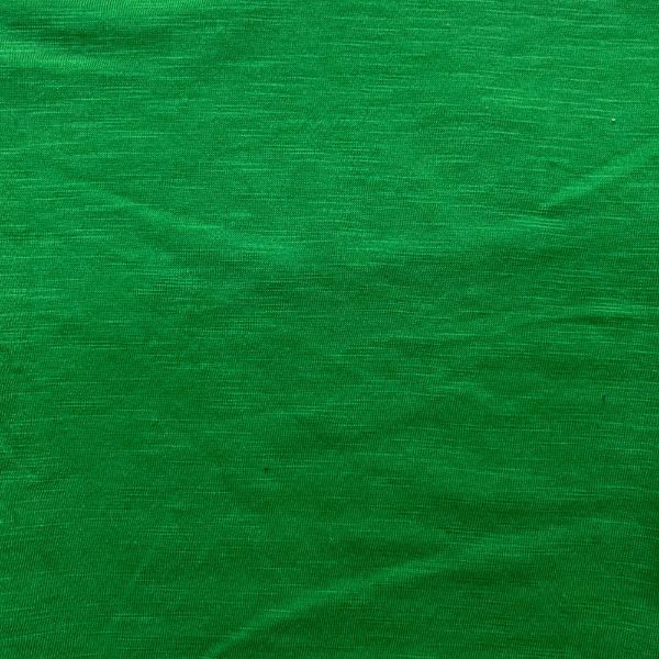 Picture of 100% COTTON SLUB SINGLE JERSEY - GREEN - KNIT FABRIC - ARDEE1903