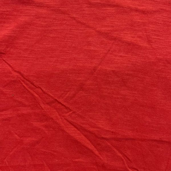 Picture of 100% COTTON SLUB SINGLE JERSEY - DARK CORAL - KNIT FABRIC - ARDEE1996