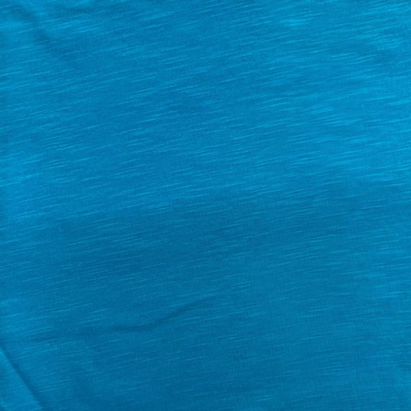 Picture of 100% COTTON SLUB SINGLE JERSEY - TURQUOISE - KNIT FABRIC - ARDEE1432