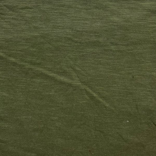Picture of 100% COTTON SLUB SINGLE JERSEY - OLIVE - KNIT FABRIC - ARDEE1785
