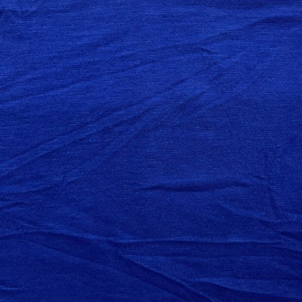 Picture of 100% COTTON SLUB SINGLE JERSEY - ROYAL BLUE - KNIT FABRIC - ARDEE1900