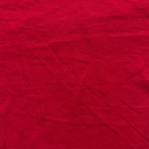 Picture of 100% COTTON SLUB SINGLE JERSEY - RED - KNIT FABRIC - ARDEE1731