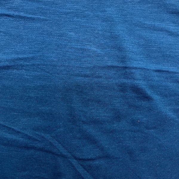 Picture of 100% COTTON SLUB SINGLE JERSEY - TEAL BLUE - KNIT FABRIC - ARDEE1464