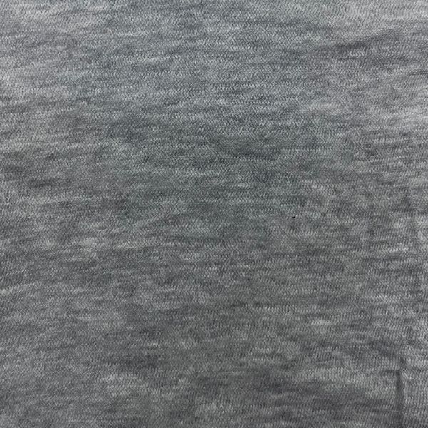 Picture of 100% COTTON LOOSE KNIT JERSEY - HEATHER LIGHT GREY - KNIT FABRIC - ARDEE1889