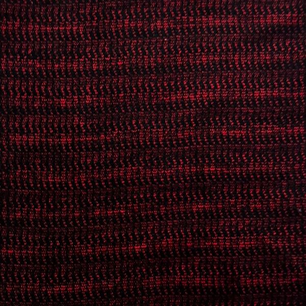 Picture of HOUNDSTOOTH SPANDEX DOUBLE JERSEY - BLACK MAROON - KNIT FABRIC - ARDEE818