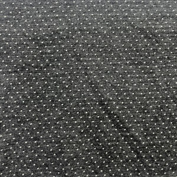 Picture of POLKA DOT JERSEY - HEATHER CHARCOAL WHITE - KNIT FABRIC - ARDEE1871