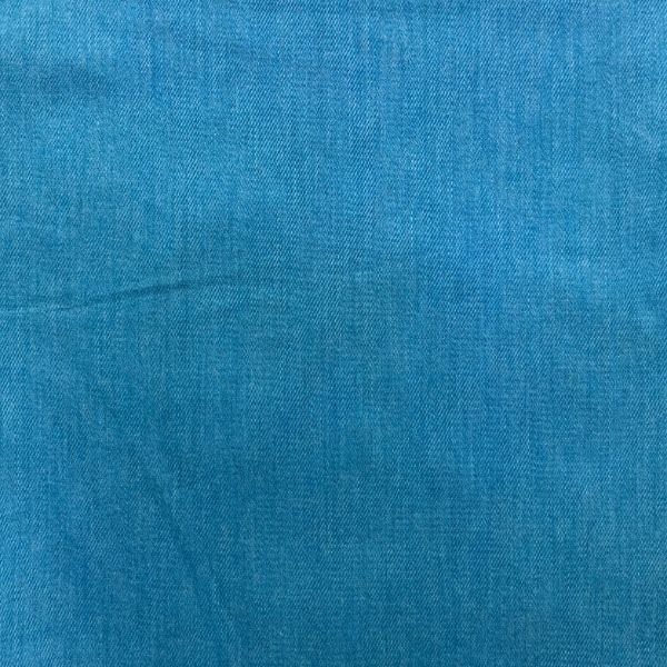 Picture of DENIM KNIT TWILL SPANDEX - TURQUOISE WHITE - KNIT FABRIC - ARDEE1634