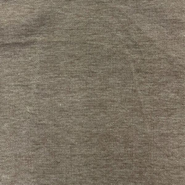 Picture of PIQUE 2 TONE COTTON SPANDEX JERSEY - DARK BEIGE OFF-WHITE - KNIT FABRIC - ARDEE1300