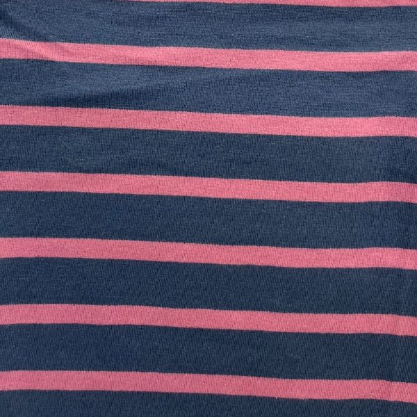 Picture of STRIPE COTTON JERSEY - DARK PEACH SLATE - KNIT FABRIC - ARDEE176A