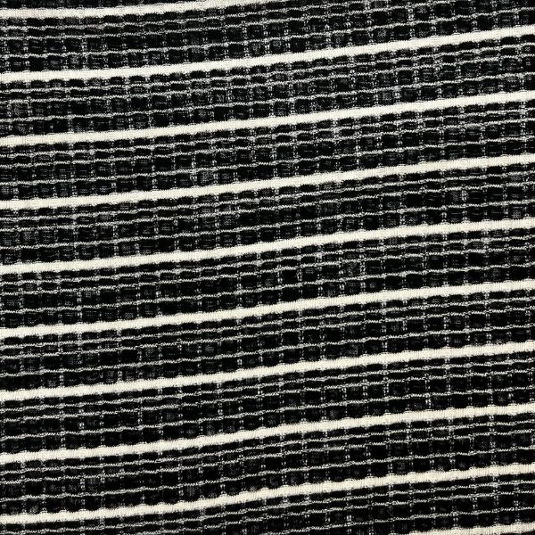 Picture of STRIPE SLUB DROP NEEDLE SPANDEX RIB - BLACK WHITE - KNIT FABRIC - ARDEE1707