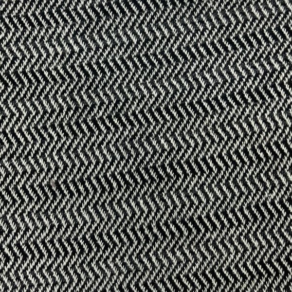 Picture of FLEECE JACQUARD ZIGZAG - BLACK WHITE - KNIT FABRIC - ARDEE2133
