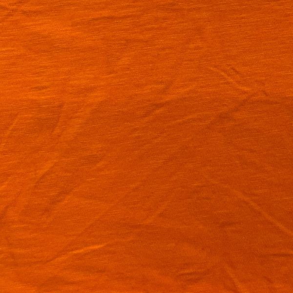 Picture of 100% COTTON SLUB SINGLE JERSEY - ORANGE - KNIT FABRIC - ARDEE1569