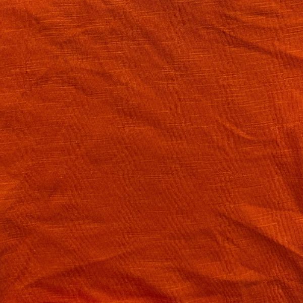 Picture of 100% COTTON SLUB SINGLE JERSEY - ORANGE - KNIT FABRIC - ARDEE995
