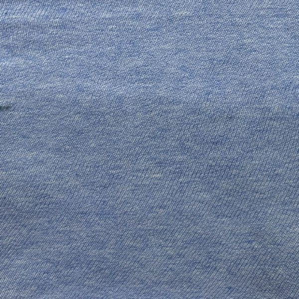 Picture of 100% COTTON LOOSE KNIT JERSEY - HEATHER LIGHT BLUE - KNIT FABRIC - ARDEE733